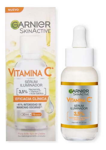 Serum Iluminador Garnier Con Vitamina C + Niacinamida 30ml