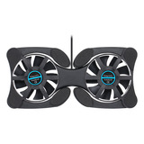 Ventilador Portátil Con Almohadilla Térmica. Para Pc, Mini E