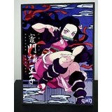 Cuadro Anime Demon Slayer Nezuko 31x43 Madera