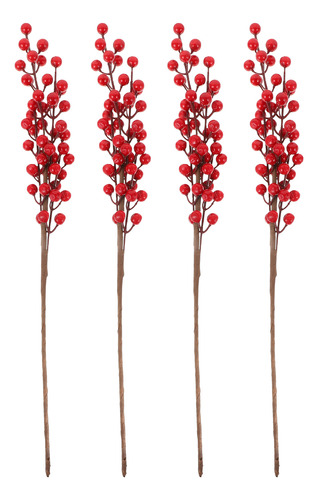 Suministros Para Arreglos Florales Navideños Con Frutos Rojo