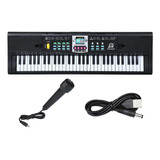 Teclado Usb Portátil De 61 Teclas Instrumentos De Música