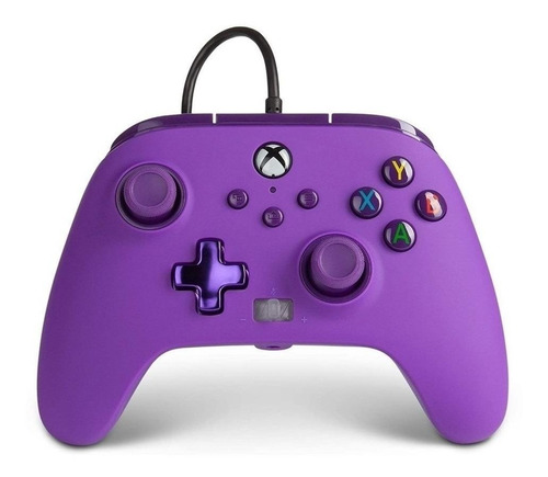 Controle Joystick Powera Enhanced Xbox X|s Pc Royal Purple