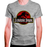 Camiseta Masculina Jurassic Park Logo Trex