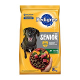 Pedigree Senior 7+ X 8kg Carne Y Vegetales 