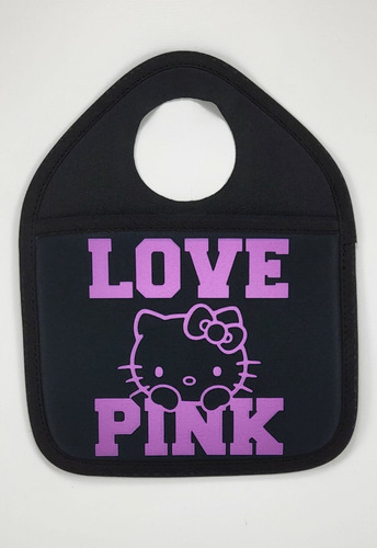 Bolsa Organizadora Basura Neoprene Auto Love Pink Kitty