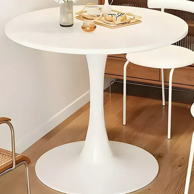 Mesa Comedor Exterior Para Jardin,cafetería,cocina 60cm Blanco