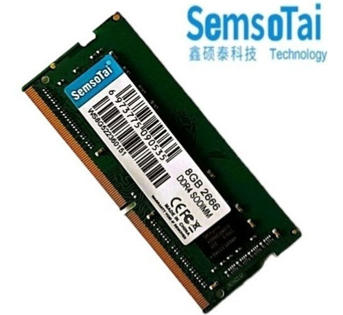 Memoria Ddr4 8gb 2666mhz Portátil  Semsotai 