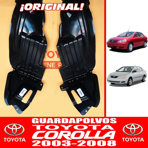  Guardapolvo Toyota Corolla 2003 -2004 2005 2006 2007 2008 Foto 4