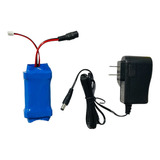 Batería 9v Litio Inteligente Pack 18650 + Cargador 9v