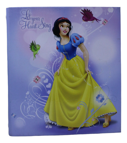 Carpeta Escolar N3 Aro Princesas Blanca Nieves Industria Arg