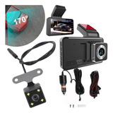 Camera Carro Dvr Gravador 99 Uber Taxi Veicular Lente Dupla