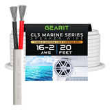 Cable Marino 16/2 (20 Pies) 16awg Calibre Cable De Alta...