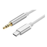 Cabo Auxiliar Tipo C P2 3.5mm Para Xiaomi Samsung Motorola