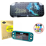Kit Nintendo Switch Lite Case Protector + Mica + Thumb 02