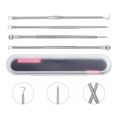 Kit Removedor De Puntos Negros Espinillas Limpieza Facial