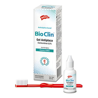 Holliday Gel Antiplaca Perros\u002Fgatos 20 Ml Con Cepillo  Bucal | MercadoLibre