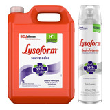 Kit Desinfetante Lysoform Suave Odor 5l + Original 360ml