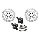 Kit Shimano Calipers + Discos De Freno 6 Tornillos Original