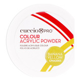 Polvo Acrílico De Color Amarillo Banana Cuccio Pro 1.6 Oz