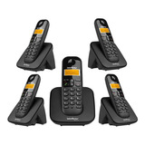 Telefone Sem Fio Ts 3110 Com 4 Ramal Intelbras Combo Oficial