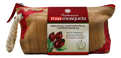 Pack Rosa Mosqueta Crema Día + Cr. Noche 50 G + Cosmetiquero
