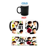 Mug Magico Bts Grupo Koreano Vaso Magico