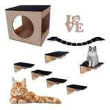 Playground Brinquedo Para Gato 8 Pcs  (b)