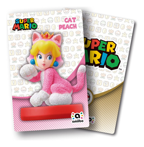 Tarjeta Nfc Amiibo Peach Felina Cat Peach - Super Mario