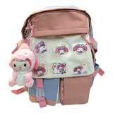 Mochila Kawaii Harajuku Aesthetic Escolar Universitaria