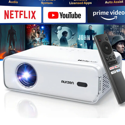 Proyector Portátil 1080p Bluetooth WiFi HDR10 Dolby 200\