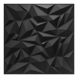 Paneles Pared 3d Diseño Diamante Negro 12 Azulejos 9.29 M² P