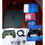 Playstation 4 Slim 1tb / 2 Joysticks Originales  Impecable 