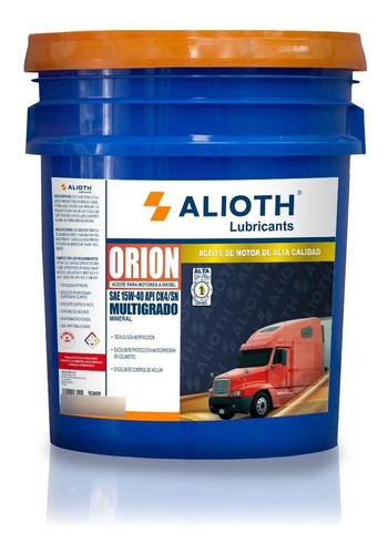 Alioth Orion Aceite Diesel -  Sae 15w-40 Ck4/sn (cubeta)