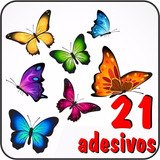 Adesivos Decorativos Borboletas - Móveis, Artesanato, Festas