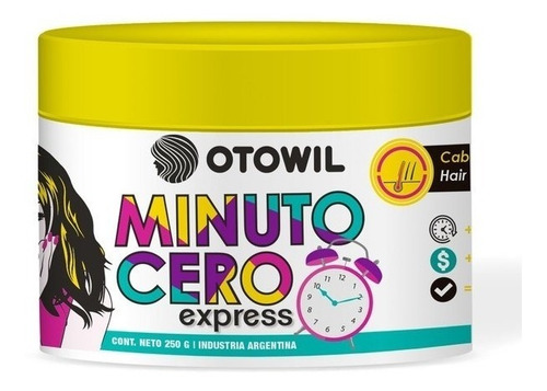 Mascara Capilar Otowil Minuto Cero Express Reparadora 250gr