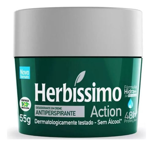 Desodorante Herbíssimo Action Creme 55g