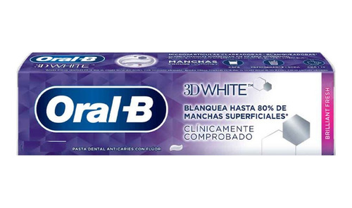 Crema Dental Oralb 3d White 70g - g a $213