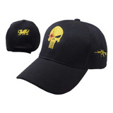 Gorra Sniper Punisher Bordada Beige Regulable Ear Outdoor