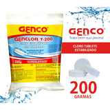 Pastilha De Cloro Estabilizado Genclor 200gr Genco