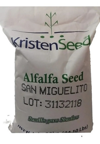 2 Sacos De 20 Kg Semilla De Alfalfa San Miguelito Peletizada