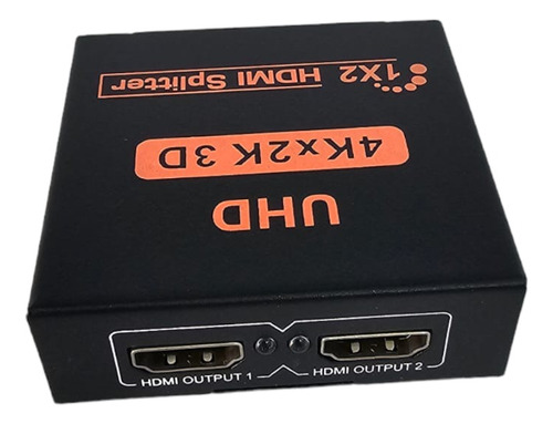 Spliter Hdmi 4k  X1 Entrada Y 2 Salidas De Video 