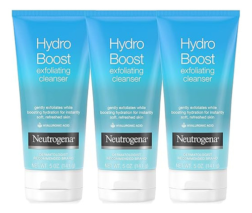 Neutrogena Hydro Boost Limpiador Facial Diario Exfoliante Su