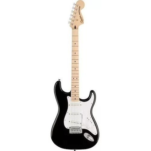 Guitarra Squier Stratocaster Affinity Negra Mástil Maple