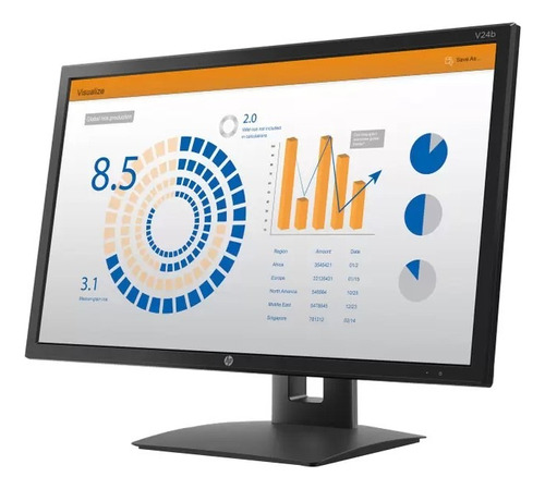 Monitor Hp Elite V24b Led 23.6  Led Ips Widescreen