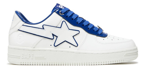 A Bathing Ape Bape Sta Low White Blue