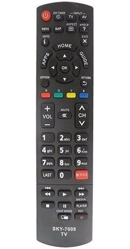 Controle Remoto Tv Lcd Panasonic Viera Tc32 Tc50 Tcl32 Tcp50