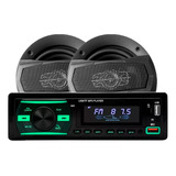 Estéreo Bluetooth Usb + Parlantes 5 PuLG Xline Audio Car P