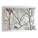 Ambesonne Nature Funda De Almohada, Imagen De Dibujos Animad