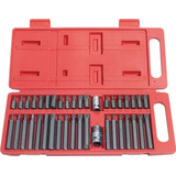 Jogo Bits Chaves Multidentada Torx Allen 40pçs Western 6840