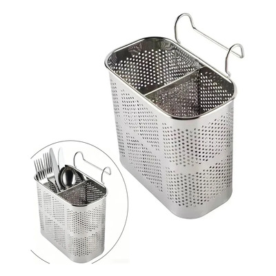 #. Escurridor Portacubiertos De Acero Inoxidable Para 0.0